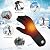 SAVIOR HEAT Heated Gloves, Battery Electric Heated Glove Liners for Men Women Ultra-Thin Hand Warmers Rechargeable Touchscreen Winter Gloves for Outdoor Sports, Black