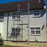 Home Master DIY Scaffold Tower | Aluminium At-Home Scaffolding | 150kg Load Capacity, Quick Assembly, Trapdoor Platform | 7m