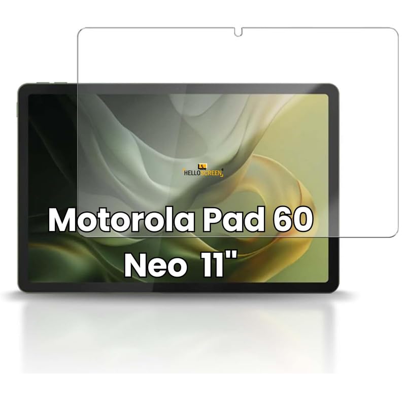 HELLOSCREEN Screen Protector for Motorola Pad 60 Neo 11", |1 Pack| HD Clear Flexible PET Film, 9H Hardness, Anti-Scratch, Bubble-Free Install (Not Tempered Glass)