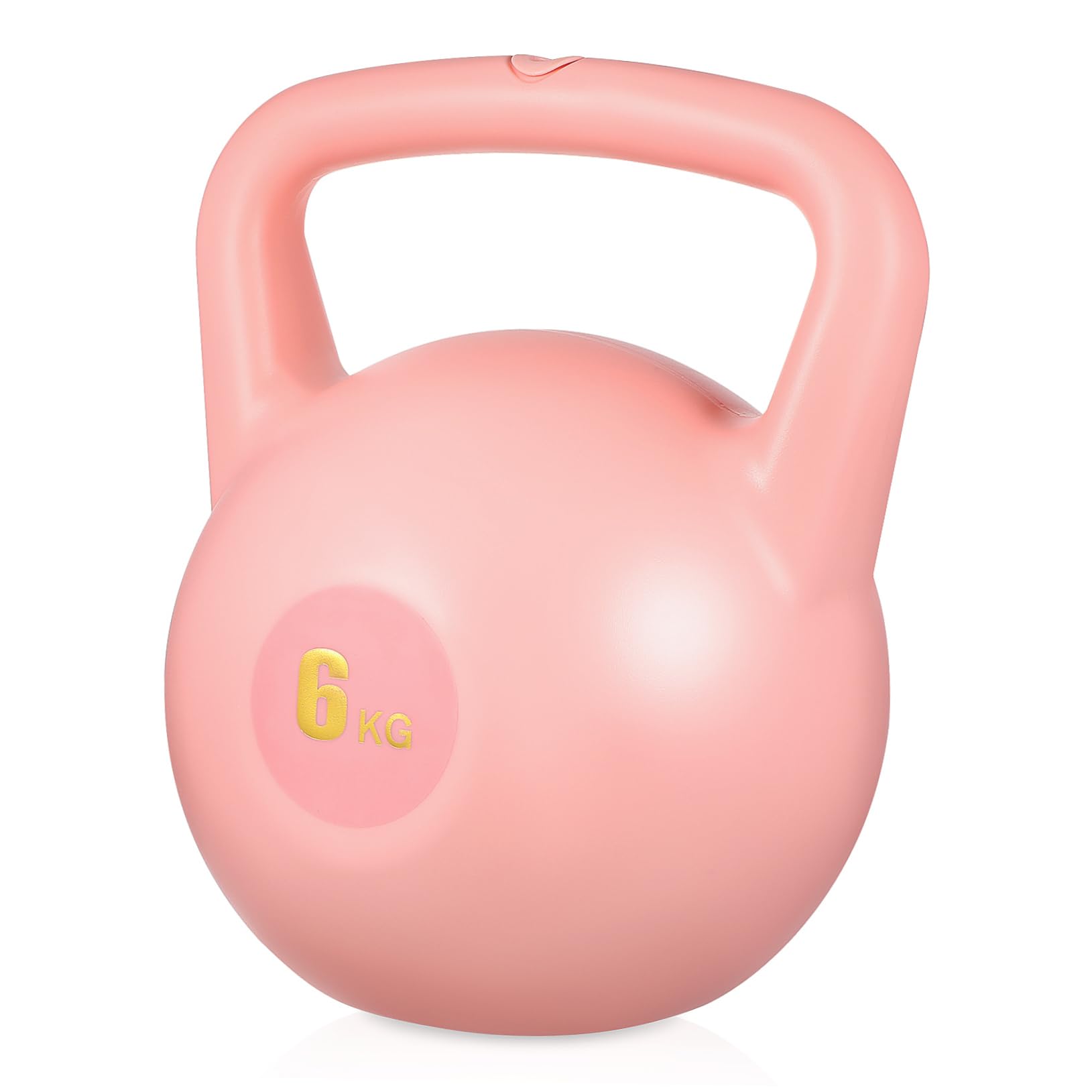 Kisangel Pe Kettlebell mit 6kg Gewicht zum Krafttraining für Männer und Frauen Strapazierfähiges Trainingsgerät für Kraftaufbau und Fitness Zuhause mit Einzigartigem Design