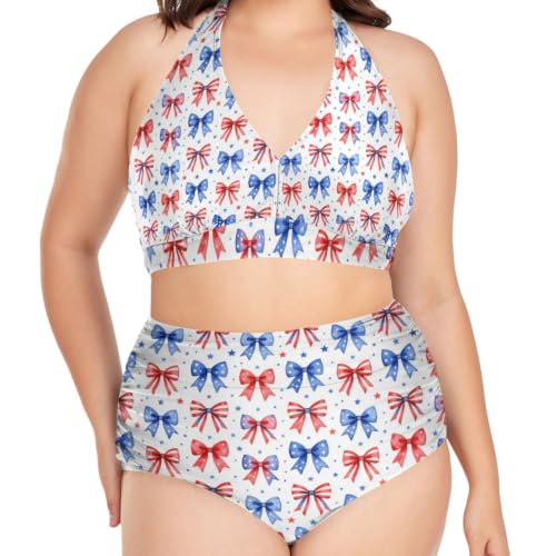 Maillot de bain deux pièces femme grand format maillot extensible L-4XL