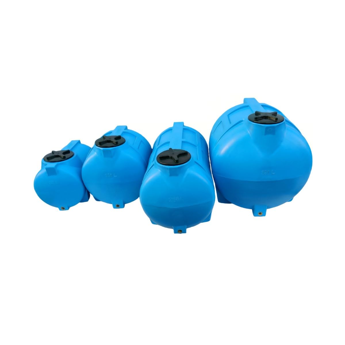 Varile Depósito de Agua Potable de 500 L, sin bisfenol A, Rosca de latón integrada de 3/4", Apto para Alimentos, Horizontal