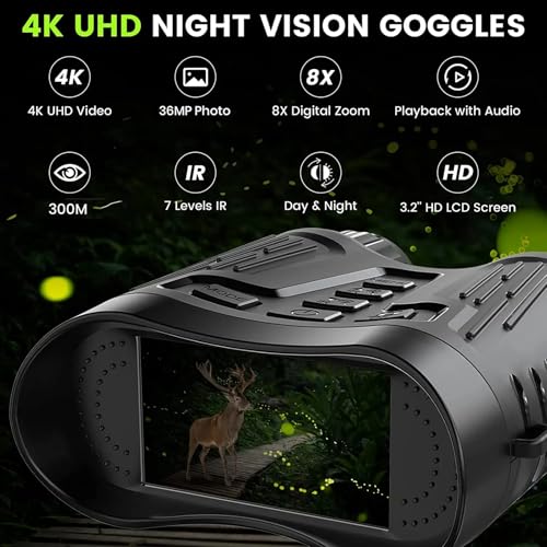 Visor nocturno binoculares NV2180 8x para camping miniatura 2