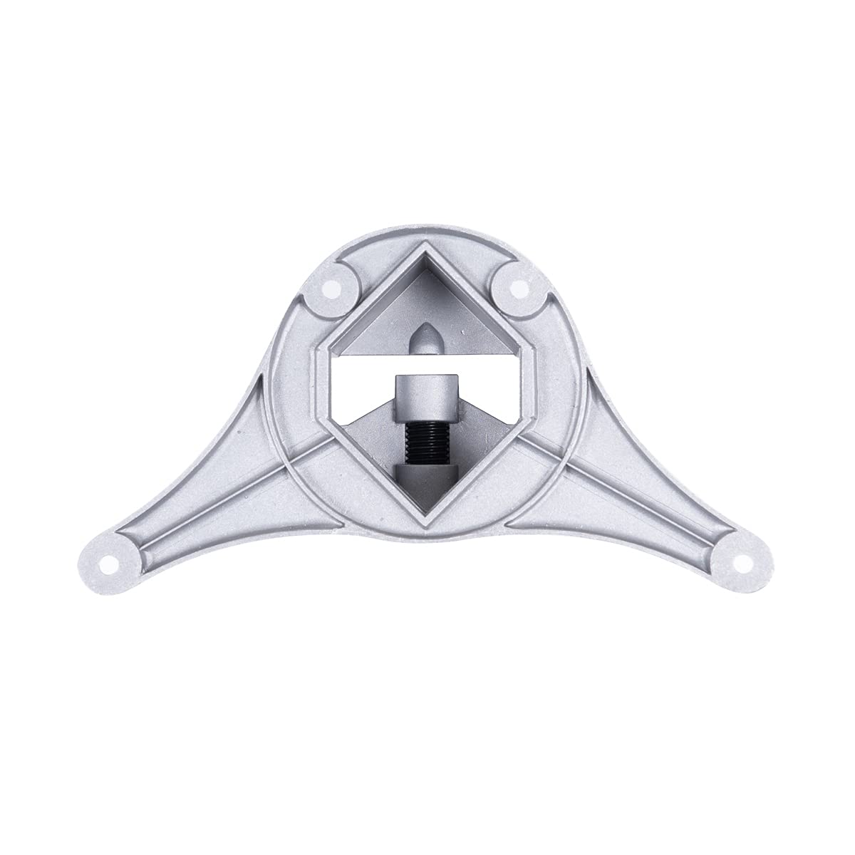 sossai® exklusiv - Tischbeine aus Aluminium | höhenverstellbar | Tischfüße TBE | Ausführung: Edelstahl, gebürstet, Vierkant Profil 6x6 cm | Set: 4 Stück | Höhe: 110 cm (1100 mm), einstellbar + 2 cm