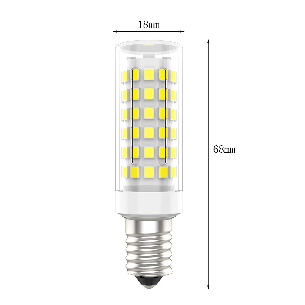 Bombillas led Paquete de 10 Bombillas E14 9W 76 SMD 2835 bajo Consumo 700LM 6000K lámparas Blancas frías AC 220-240V
