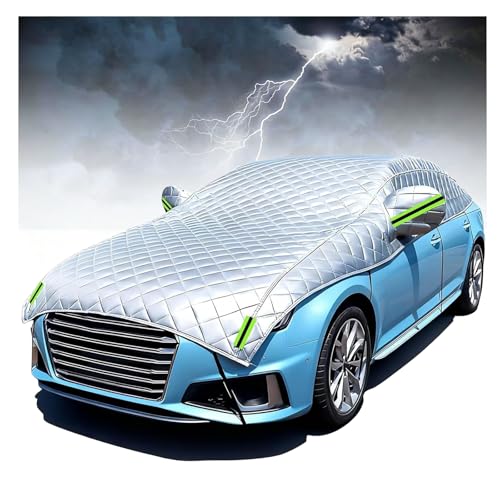 Bâche Voiture Anti Grele pour Rolls Royce Ghost 2007-2022,Demi-Housse De Voiture Épaissie Extérieur,Résistant Anti-Neige Anti-Pluie Anti-Poussière(Sliver) fese25