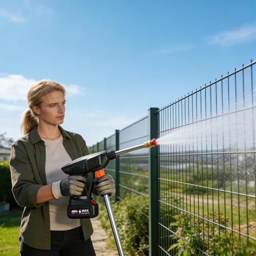 Draadloze J·et-wasmachine, Draagbare Reinigingsoplossing, 38x24cm, Draadloze Hogedrukreiniger, Hogedrukreinigers, Veelzijdigheid Op Meerdere Oppervlakken, Voor Zowel Binnen- Als Buitengebruik - Afbeelding 4