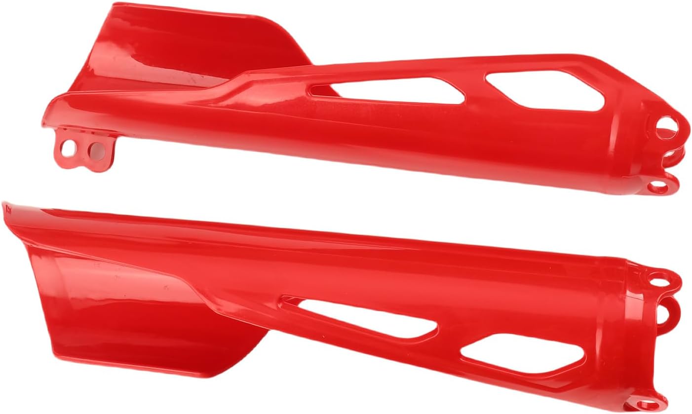 Front Fork Shock Absorber Protection Cover for Honda CRF250R CRF250RX CRF300RX CRF450L CRF450R CRF450RL CRF450RX CRF450X R-WE 2019-2025 (Red)