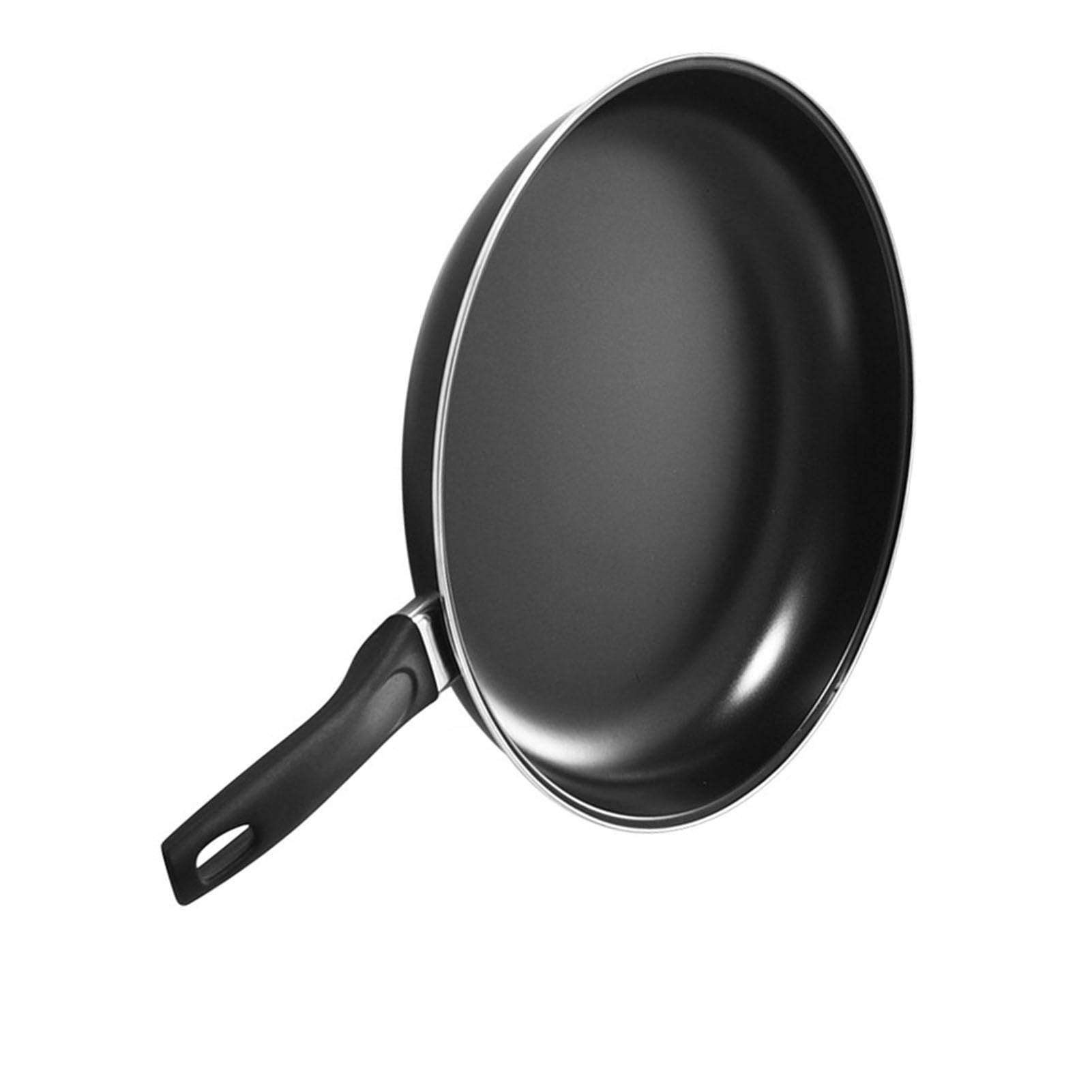 Nonstick Coating Flat Bottomed Frying Pan for Gas Stove Induction Cooker, Portable Handle Round Fry Pan for Safer Use (20cm)