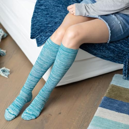 Image of ja vie 80% Merino Wool Ultra Soft 15-20mmHg Graduated Compression Socks for Women & Men