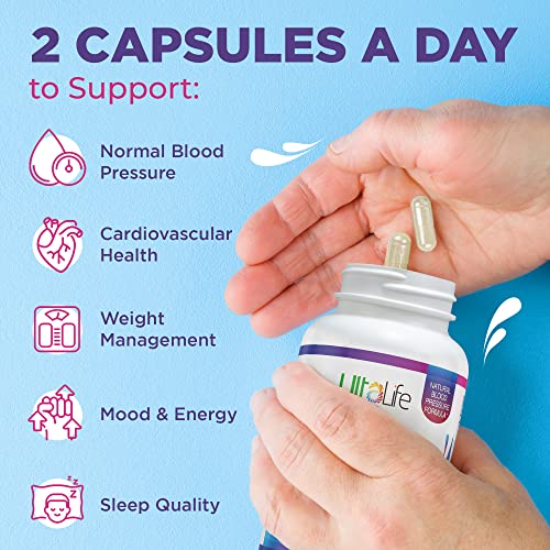 Ultalife Men's Health Duo - 2 Bottles - One Prostate Support Complex With Saw Palmetto & Beta Sitosterol & One High Blood Pressure Supplement With Garlic & Hawthorn Berry Fast-Acting Capsules For Men #TOP4