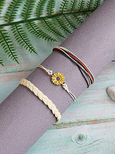 choice of all String Bracelets for WomenMen Summer Wave Bracelet Set for Teen Girls Waterproof Surfer Ankle Bracelet for Men Boys Friends - Image 4