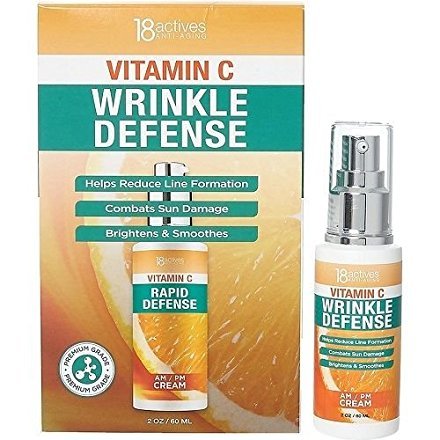 Siero di difesa contro le rughe,18 vitamine attive, vitamina C, 60 ml