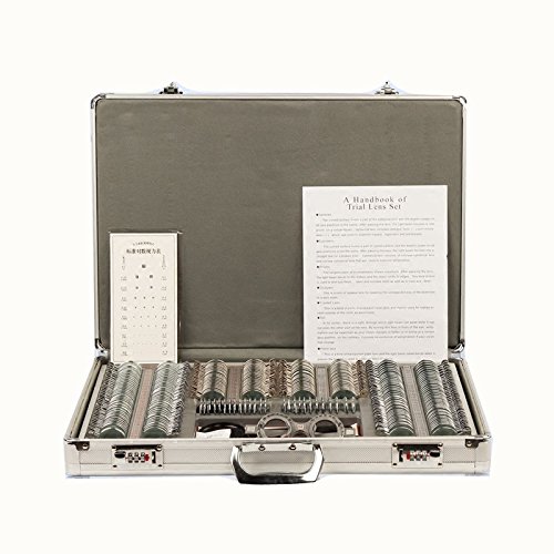 Kit Optométrie Professionnel - 266 Verres D'essai En Métal, étui Aluminium - Pour Opticiens, Cliniques, Compatible IRM - 3