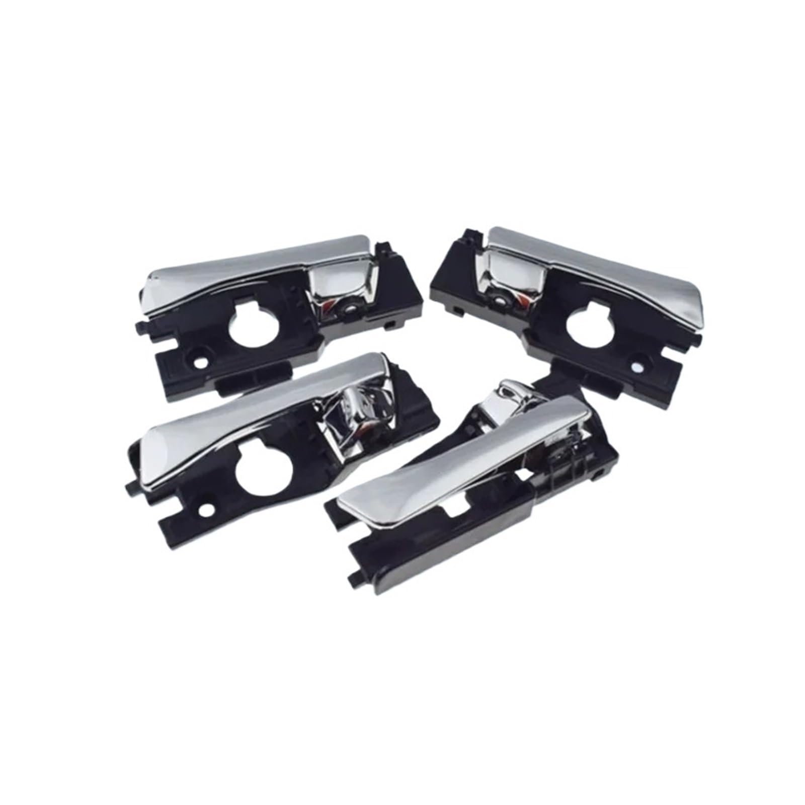 KEBJSBGTD Front Rear Car Interior Door Handles LeftRight Chrome for Hy&undai Accent 2012 2013 2014 2015 2016 2017 83610-1R000 83620-1R000 Cars Doors Handles