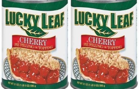 Lucky Leaf Cherry Pie Filling or Topping (2 Pack) 21 oz Cans by Lucky Leaf