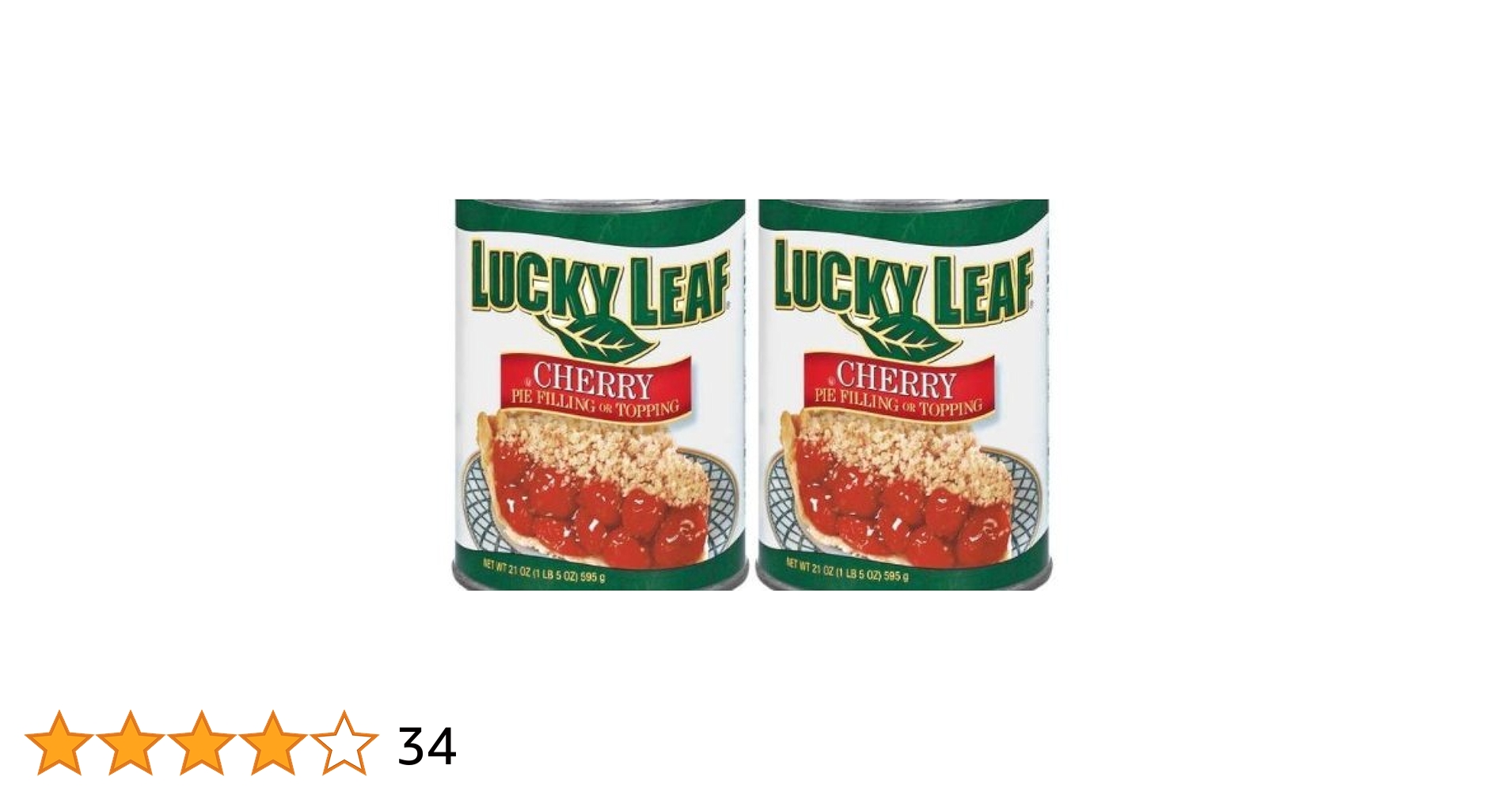 Amazon.com : Lucky Leaf Cherry Pie Filling or Topping (2