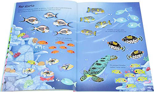 Vida marinha: meu livrinho de adesivos