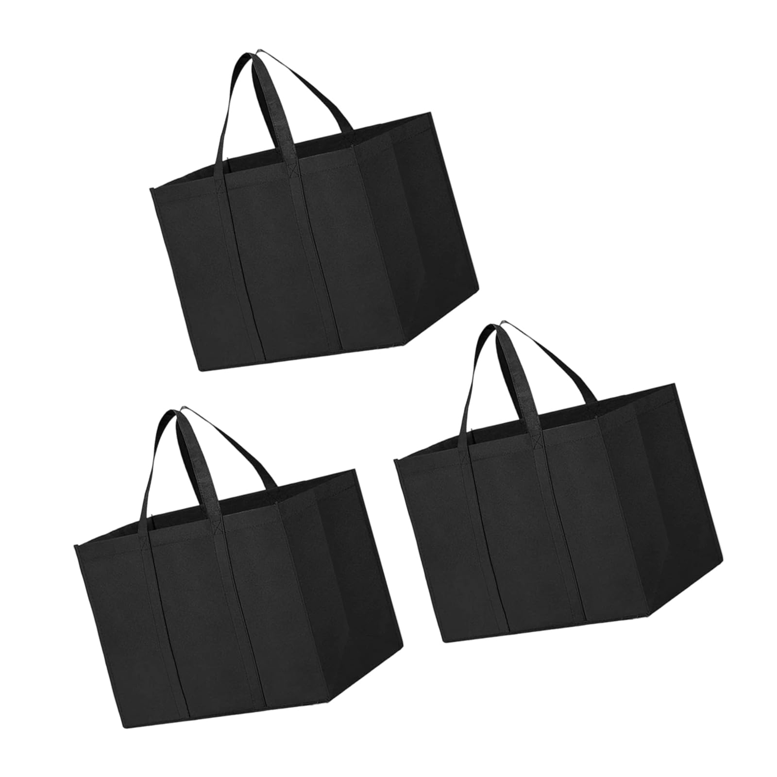 Tsophreniq Portable Foldable Nonwoven Grocery Bag with Large Storage Capacity for Travel and Commutes Nonwoven Bag