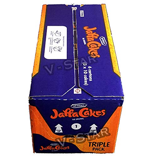 Jaffa Cakes Full Box Of Mcvitie'S Jaffa Cakes Triple Pack 6 Cartons (3 X 10 Cake) 180 Cakes thumb #4