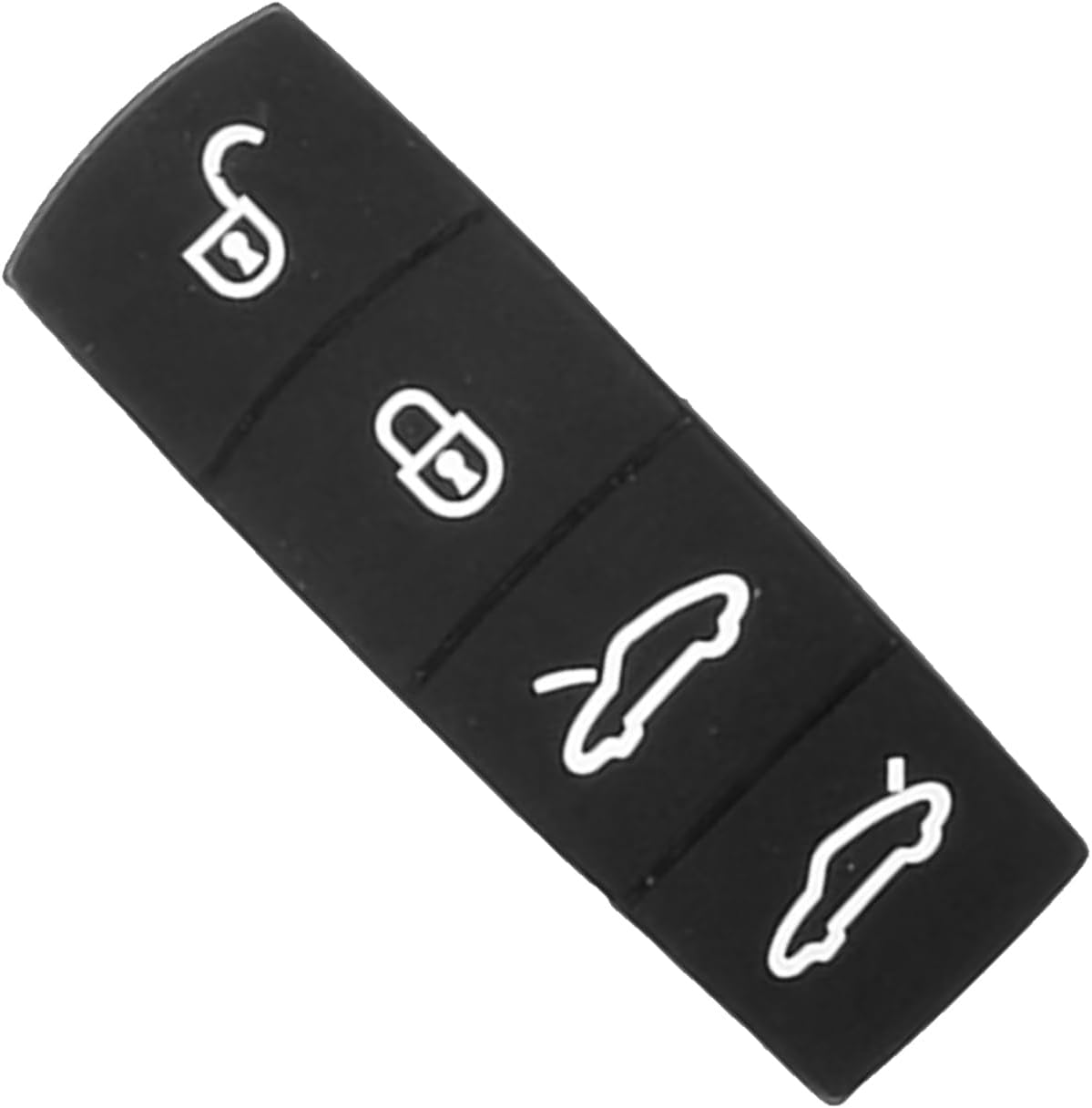 Black Rubber Key Button Cover Compatible with Porsche Cayman 2013-2016 Compatible with Porsche Boxster 2013-2016 Compatible with Porsche 718 2016-2025