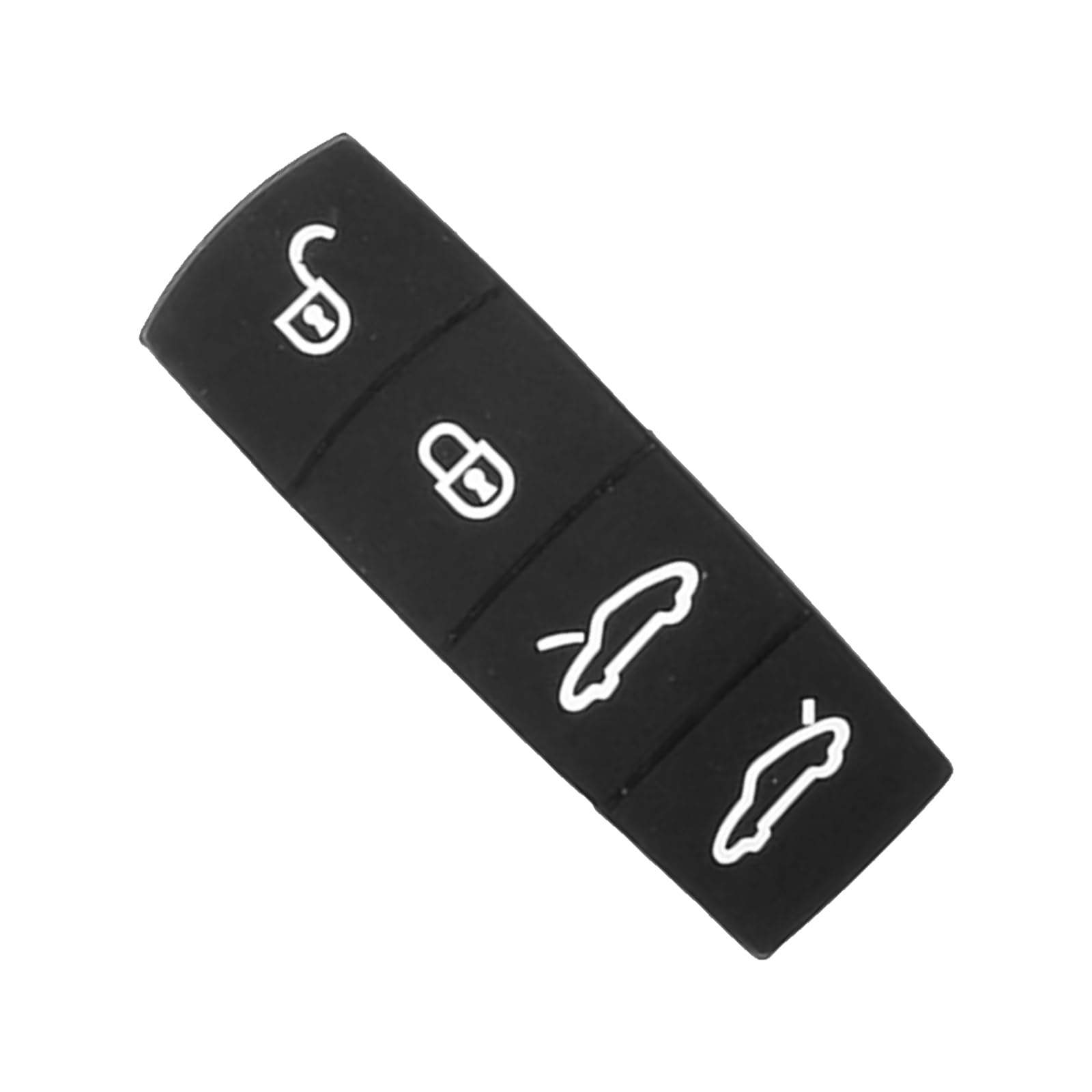 Black Rubber Key Button Cover Compatible with Porsche Cayman 2013-2016 Compatible with Porsche Boxster 2013-2016 Compatible with Porsche 718 2016-2025