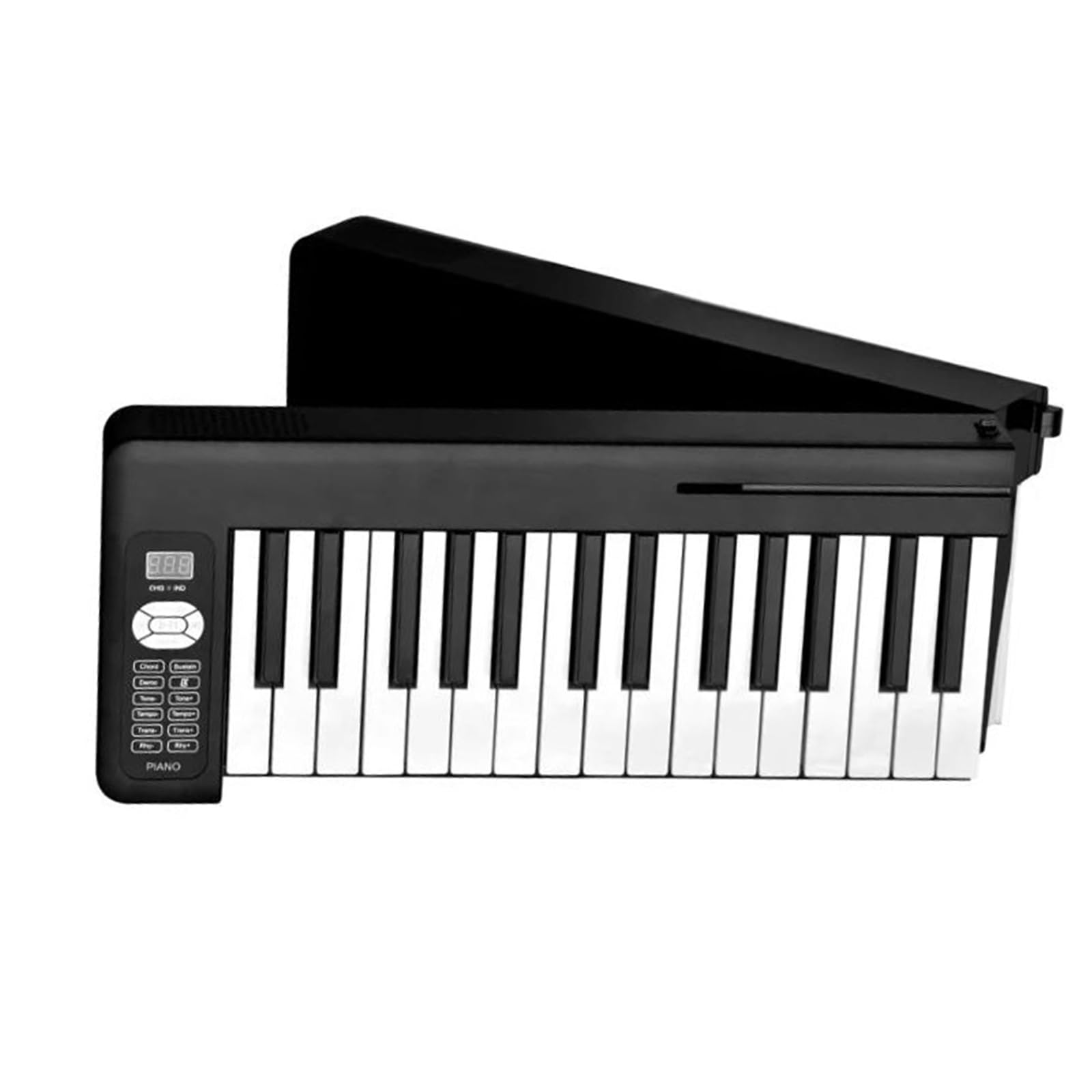 Tastiera Digitale Per Principianti Pianoforte Pieghevole 88 Tasti Pianoforte Elettronico Principianti Organo Elettrico Musicale Tastiera Controller Professionale(BK)