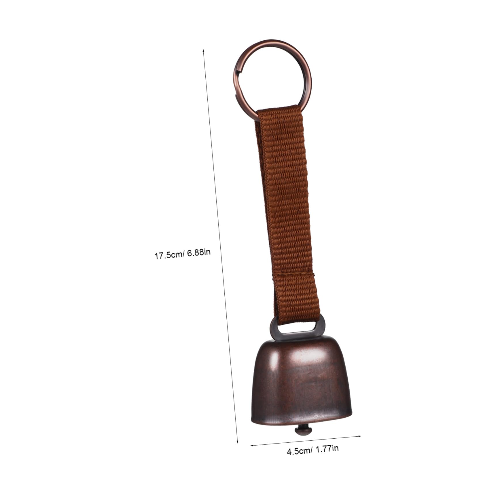 VICASKY 2Pcs Camping Bear Bell Loud Bear Warning Bell with Nylon Webbing for Mountain Walking and Harvesting Wild Vegetables Durable Material for Use