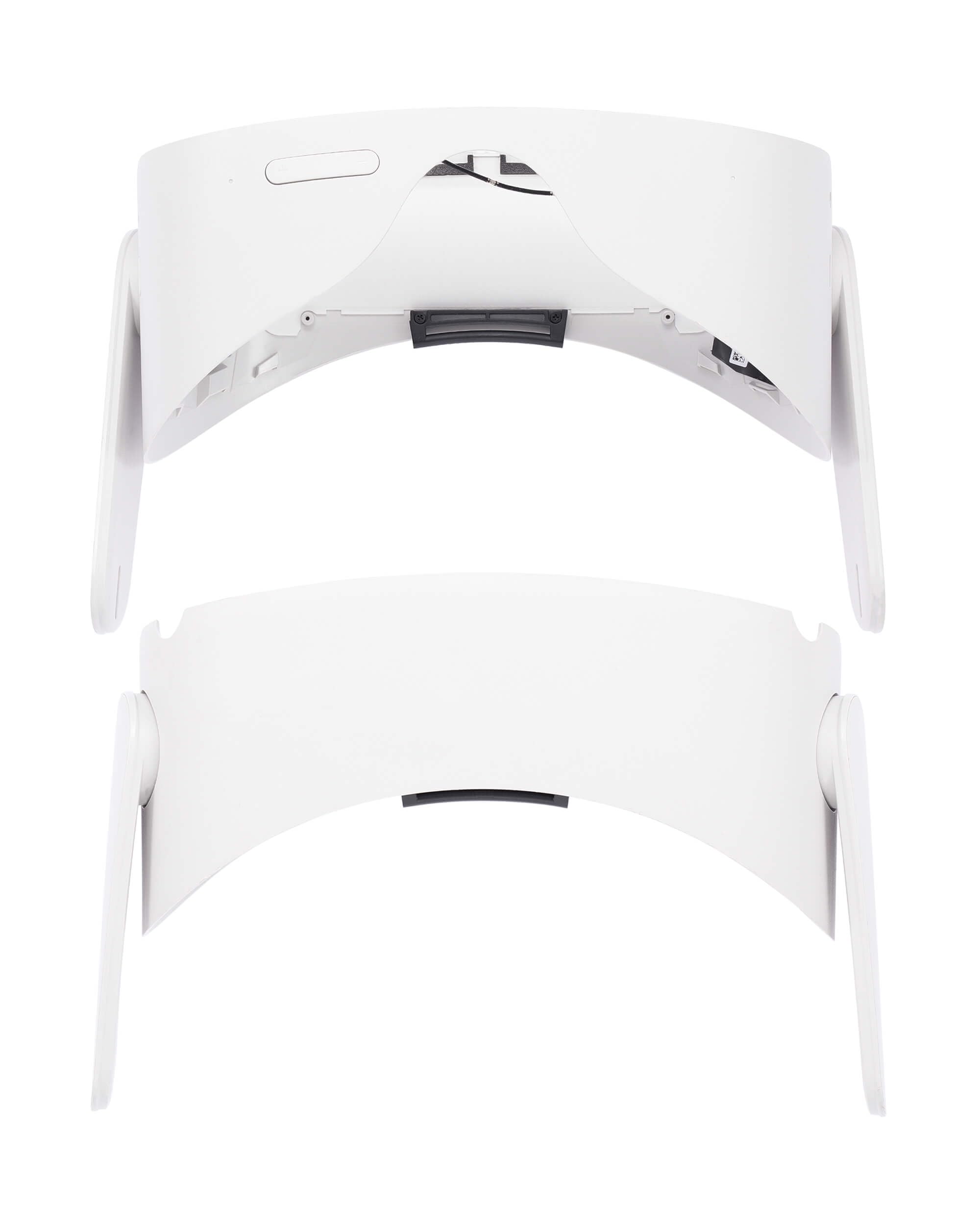 Generic Mid-Frame Housing Replacement Compatible for VR Headset Oculus Quest 2 (with Small Parts) - White