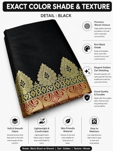 Image of Women's Glory Satin Silk Saree Plain Soft Shiny Elegant Party Traditional Ethnic