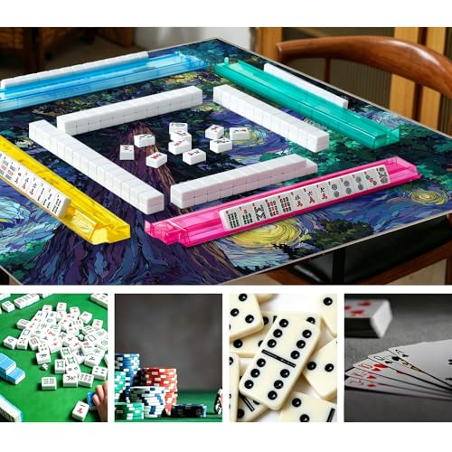 Mahjong Mat 33x33 pulgadas Estilo Impresionista miniatura 3