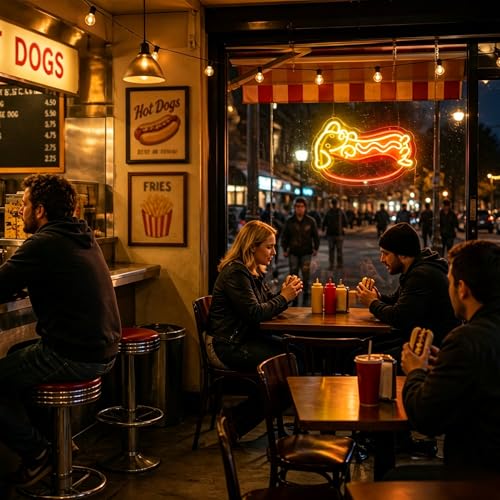 Image of Neon Sign, JGHTURIE Hotdog Dimmable Neon Signs for Wall Decor, Cute Funny Animal Led Dog Light up Led Sign for Room, Kitchen, Shop, Bar, Birthday, Party & Home Decor - USB Powered
