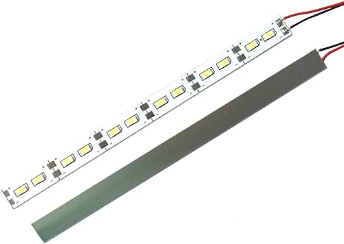 Miniatura 4 de ShareGoo - Tira de luces LED RC de aluminio con 24 LED, 6 V, compatible con 110 18 HPS HPI Redcat Traxxas RC Car Crawler Buggy, color blanco