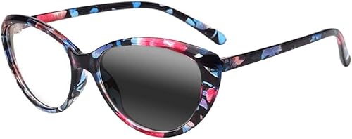 Miniatura 9 de Progressive Multifocal Mujer Ojo de Gato Transición Fotocromática Gafas de Lectura UV400 Protección Gafas de Sol