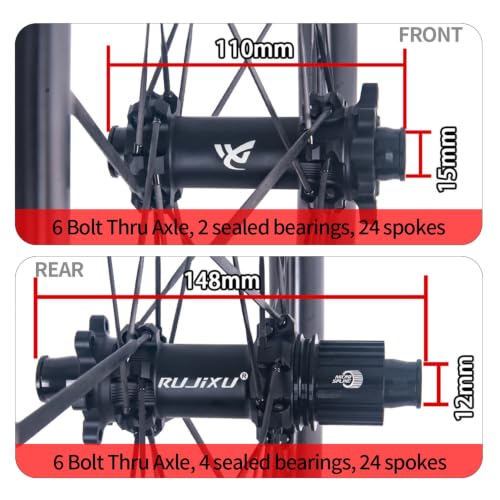 LSRRYD 50mm Carbon Hybrid Wheelset