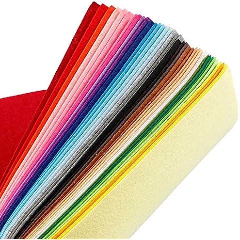 NASDIZL Felt 40 color set 30 * 30cm Christmas children's handmade DIY material fabric non-woven fabric non-woven fabric wool felt fabric material Cover