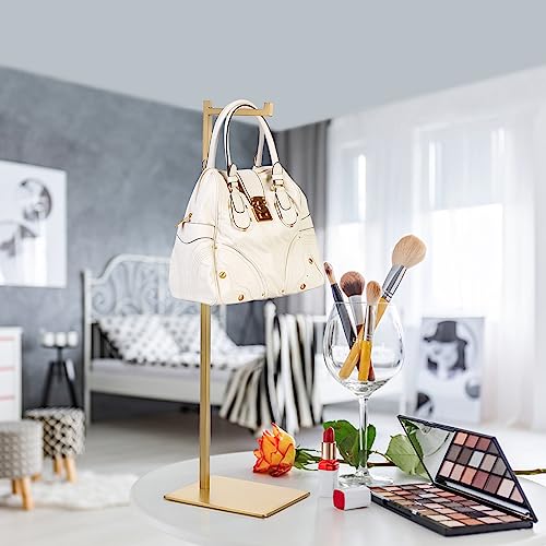 OLegei Set of 2 Handbag Display Stands Rack Adjustable Height Purse Display Holder- 7-type Hook, Shoulder Bags,Scarves, Hats - Image 4