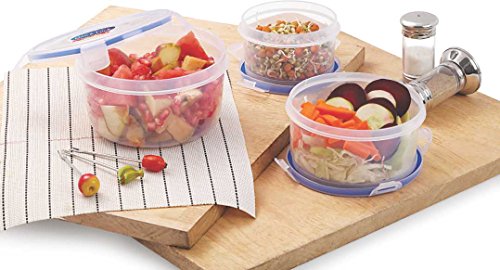 Image of Air Tight Container Set for Kitchen Round Container, Square Container, Square Container Combo of 9 Pieces, 100% Leak Proof, Durable 100% Toxic Free, Healthy