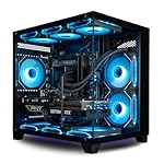 Panorama Gaming PC Desktop (NVD GeForce RTX 5080, Intel 24-Core i9-14900KF Processor, 96GB DDR5 RAM, 2x2TB Gen4 NVMe SSD, WiFi 6E, HDMI, Windows 11 Pro) Best 2025 Prebuilt Tower RGB Gamer Computer