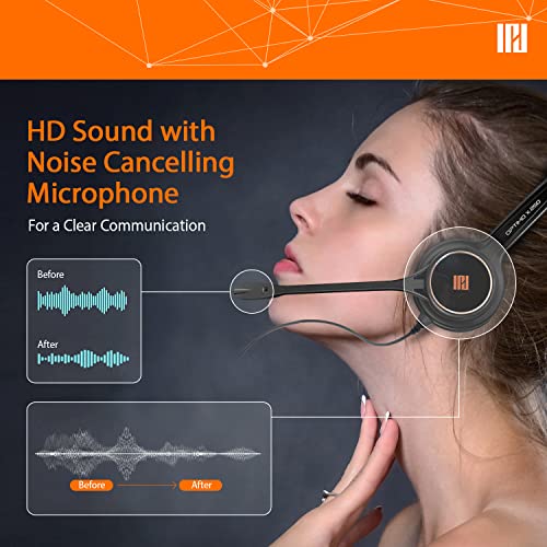 Image of IPD IPH-250 Phone Headset 2.5mm Single Ear Noise Cancelling Headset