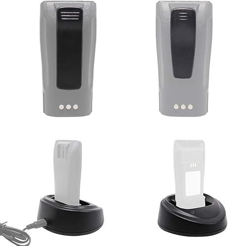 Miniatura 5 de WPLN4137 - Base de cargador de una sola unidad compatible con Motorola CP200 CP200D CP200XLS CP040 CP140 PR400 EP450 DEP450 DP1400 Radio con clip