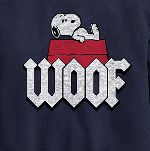 HYBRID APPAREL - Peanuts - Woof Snoopy - Toddler And Youth Crewneck Fleece Sweatshirt3