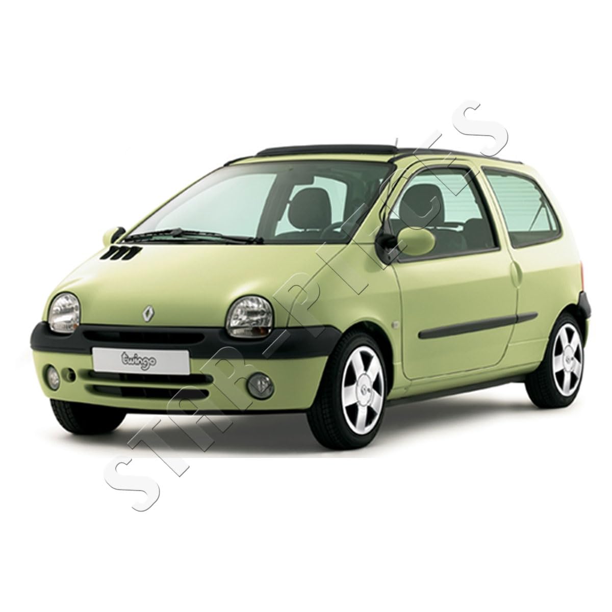Poignées De Porte Avant Gauche/Droite Pour Twingo 1 & Kangoo 1 | Compatible 1993-2010 | Kit 2 Pièces