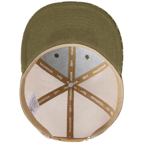 Image of BASSDASH Flat Brim Trucker Cap Adjustable Snapback Hat Mesh Back for Men Women
