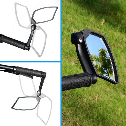 Espejo retrovisor de e-bike con lente de vidrio convexa BriskMore 6