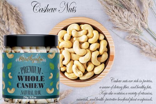 Image of Medhyata Whole Cashew /Kaju Nuts 1Kg Pack | Whole Crunchy Cashew Nuts | Premium Kaju | Rich in Protein | Rich in Fibre | Dry Fruit | Festive Snacking