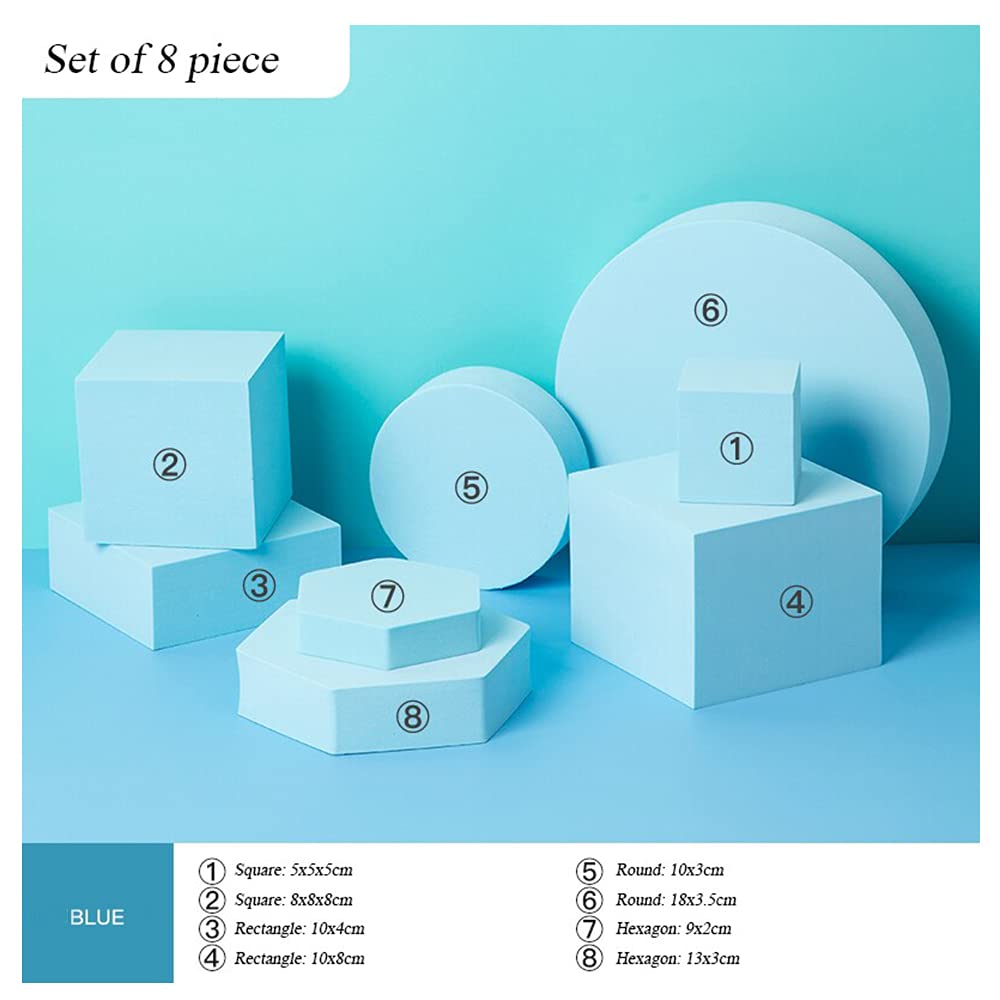 Set 8 In 1 Accessori Foto In Schiuma EVA - Per Prodotti, Gioielli, Cosmetici - Foto 4