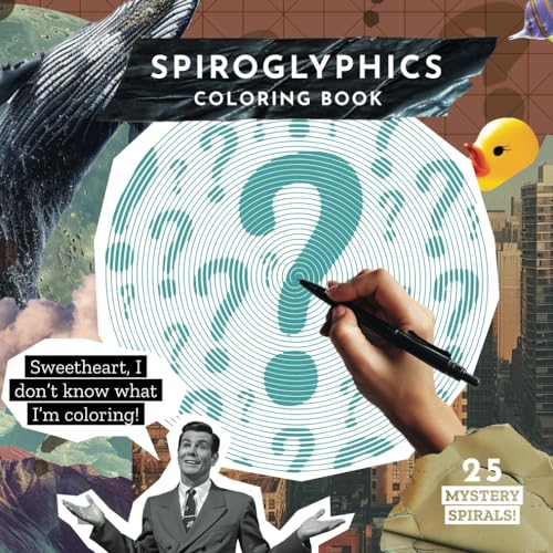 I Don't Know What I'm Coloring - Spiroglyphics Coloring Book: 25 Mystery Spirals for Adults: Unique Mindful Coloring Book - Ideal Gift for Creative Minds image 2