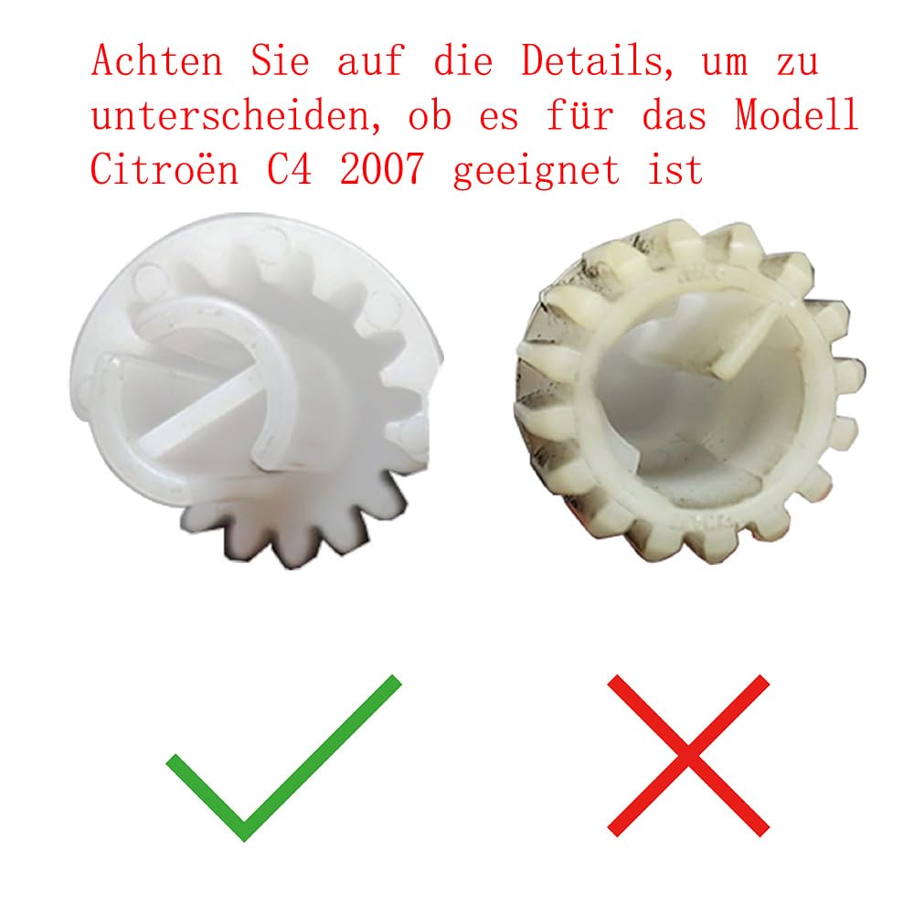 Kit riparazione serranda riscaldamento Kit riparazione ventilazione aria condizionata bizona in dotazione Compatibile con Citroën C4 Peugeot 307 16 070 440 80 6450XZ