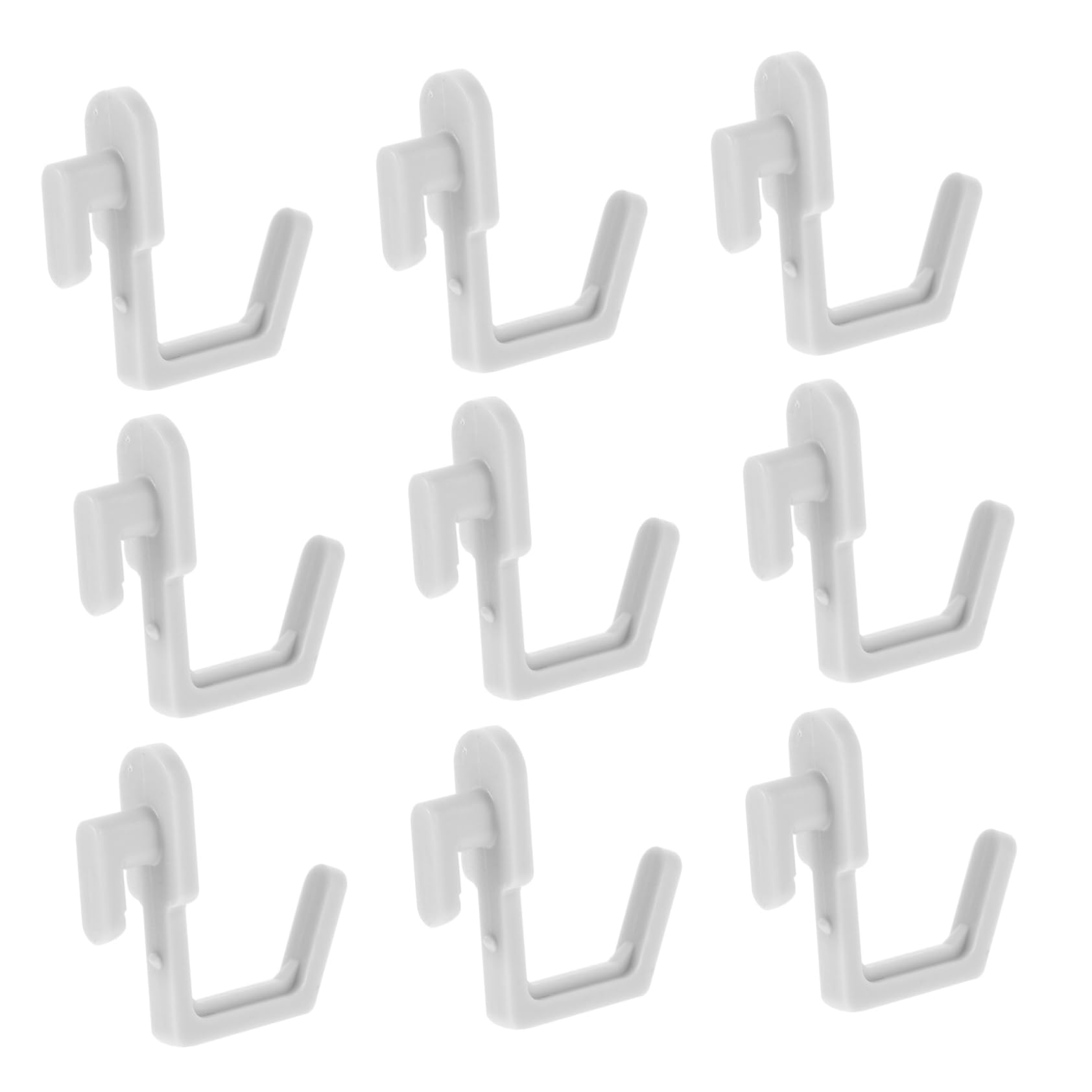 LIFKOME 20Pcs Utility Pegboard Hooks Pegboard Hangers for Garage Kitchen Bedroom and Office Organization Compatible Pegboards